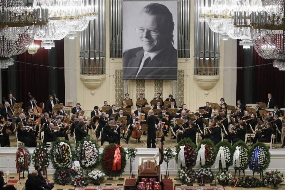Trauerfeier für Dirigent Jansons Trauerfeier für Dirigent Jansons