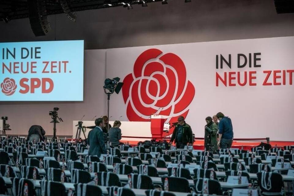 Vorbereitung SPD-Parteitag