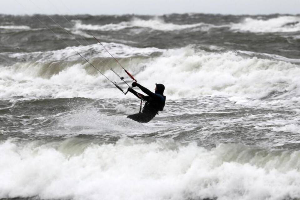 Stürmischer Wind an der Ostsee Stürmischer Wind an der Ostsee