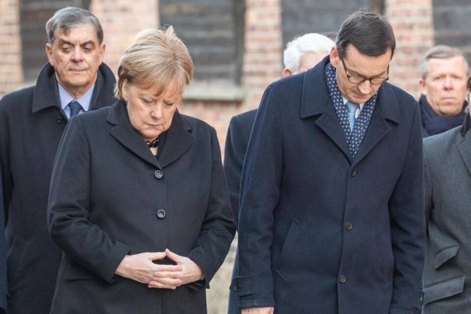 Merkel in Auschwitz Merkel in Auschwitz