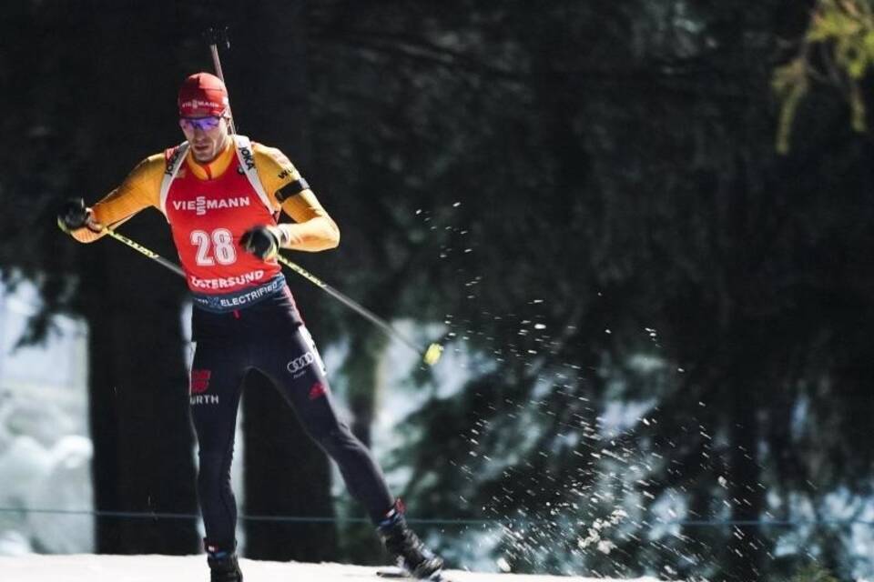 Biathlon-Männerstaffel nur Achter