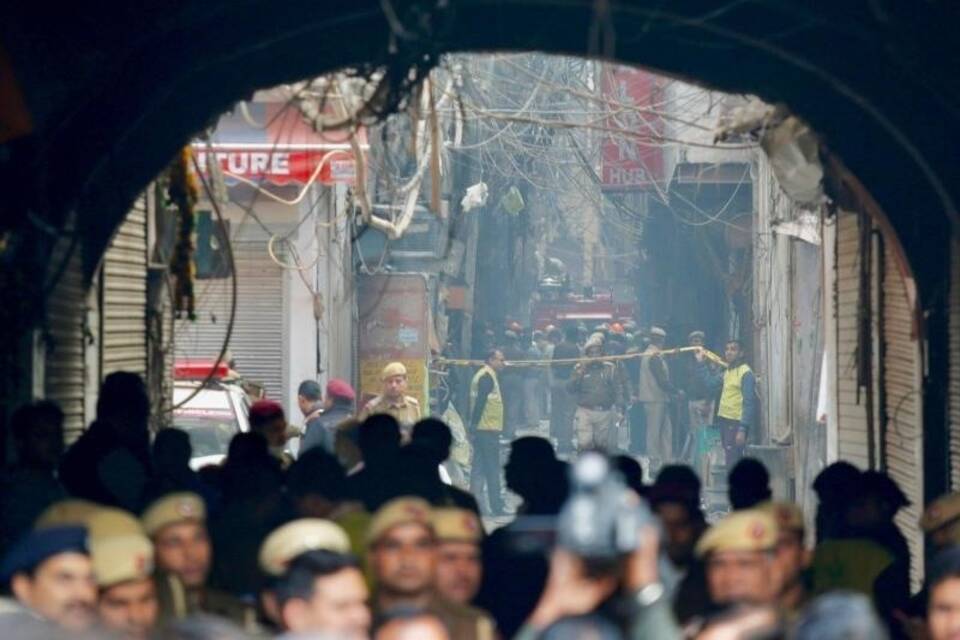 Großbrand in Neu Delhi Großbrand in Neu Delhi