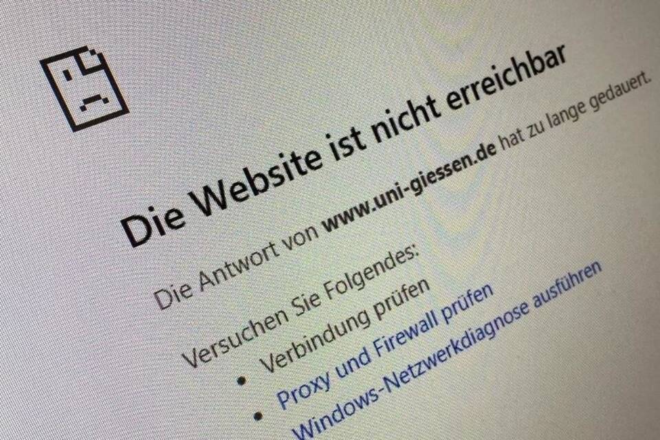 Uni Gießen offline