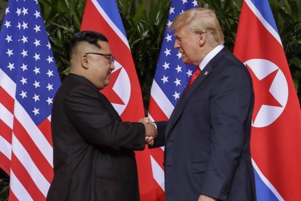 Kim Jong Un und Trump