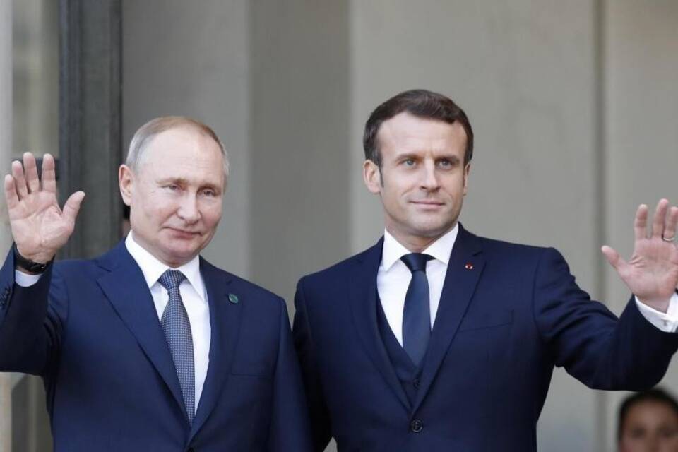 Macron empfängt Putin in Paris