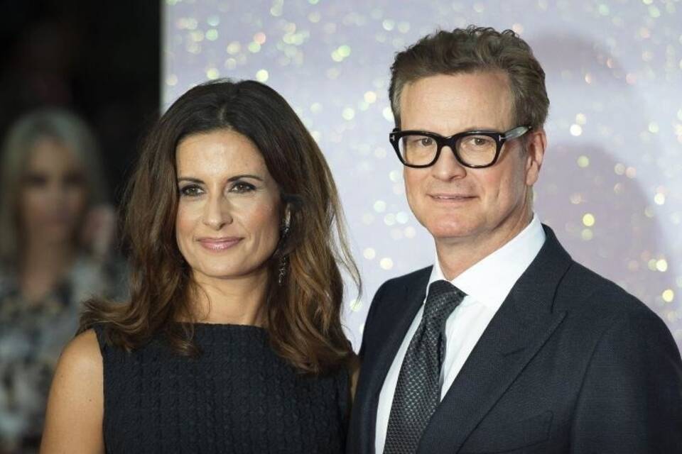 Colin Firth + Frau