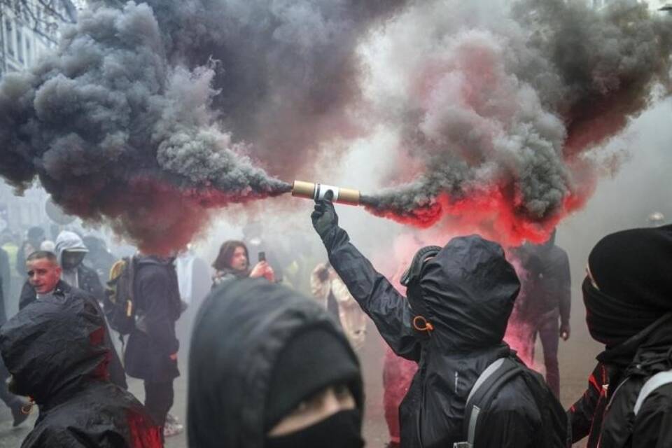 Protest in Frankreich