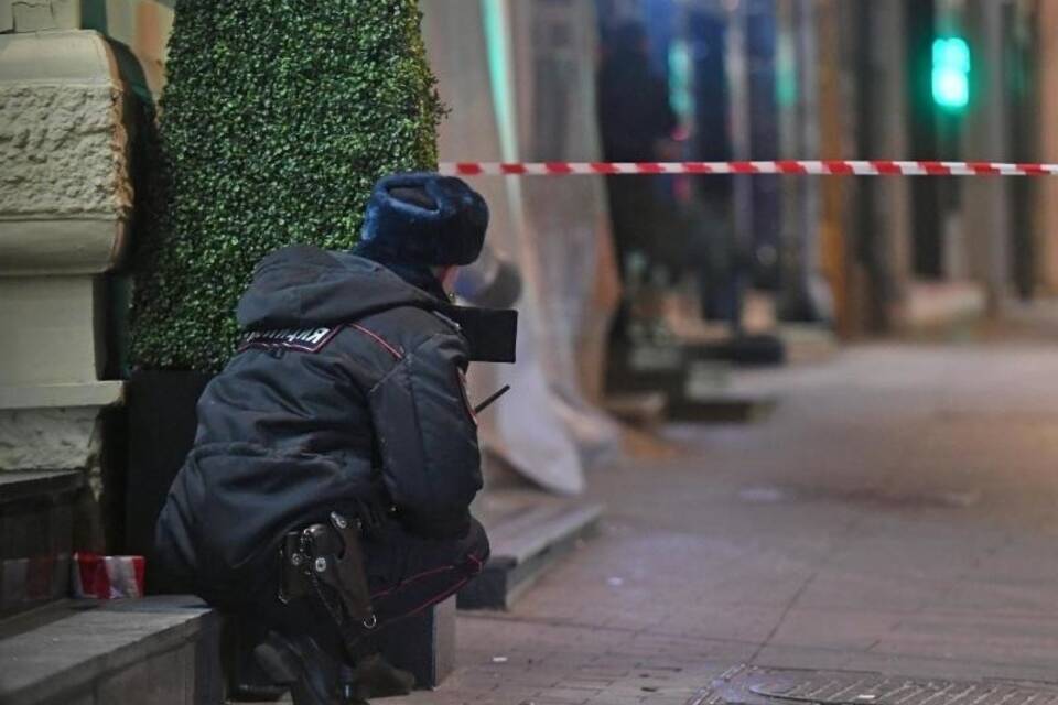 Polizeieinsatz in Moskau Polizeieinsatz in Moskau