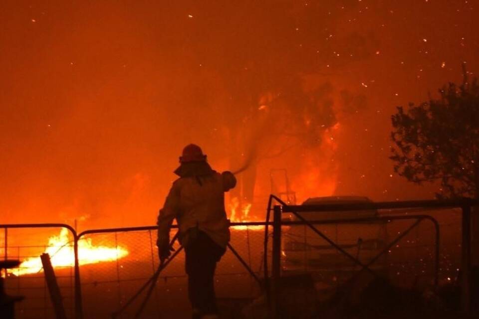 Kampf gegen die Flammen