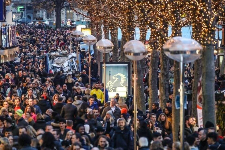 Weihnachts-Shopping