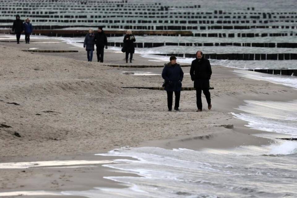 Trübes Wetter an der Ostsee