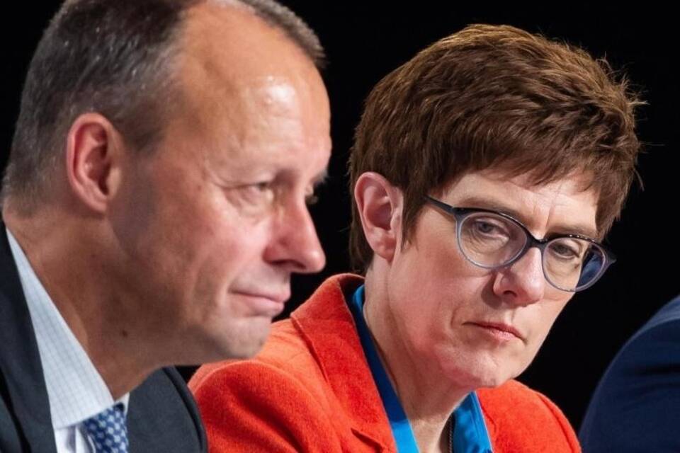 Merz und Kramp-Karrenbauer Merz und Kramp-Karrenbauer
