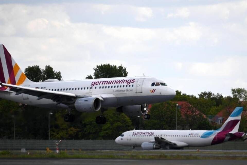 German- und Eurowings-Maschinen