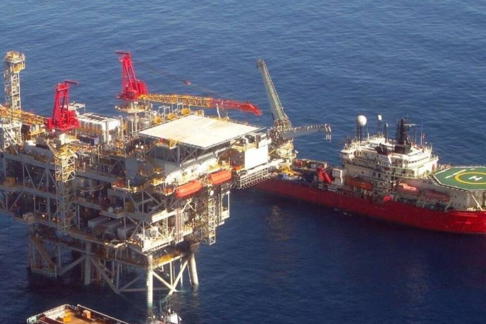 Gasfeld im Mittelmeer Gasfeld im Mittelmeer