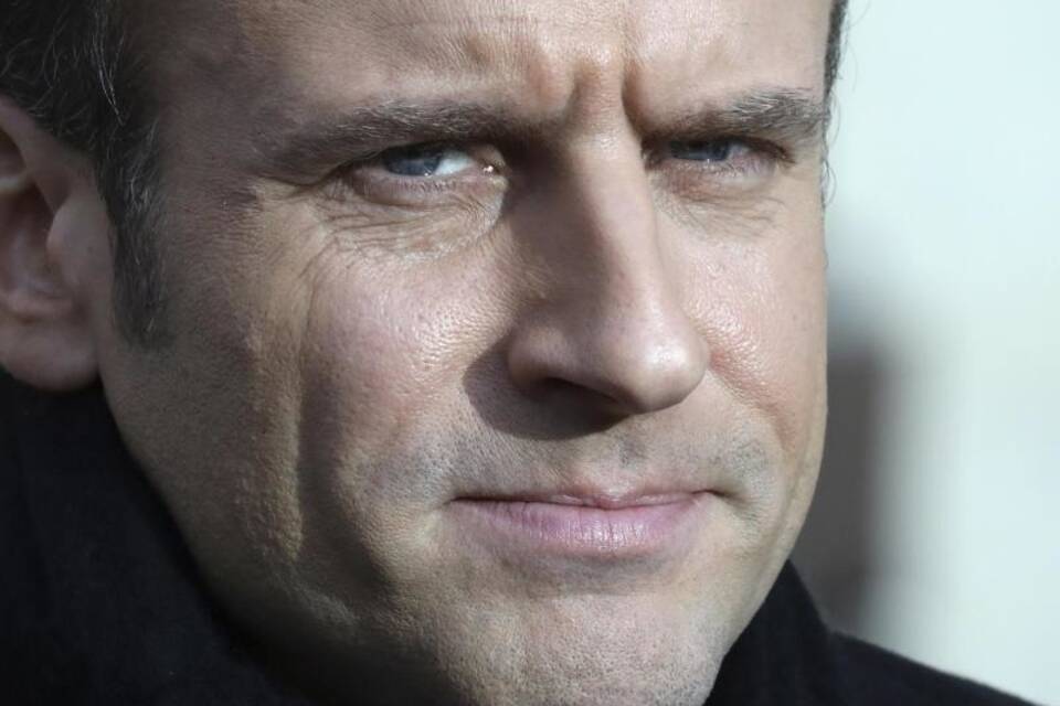 Frankreichs Präsident Macron Frankreichs Präsident Macron