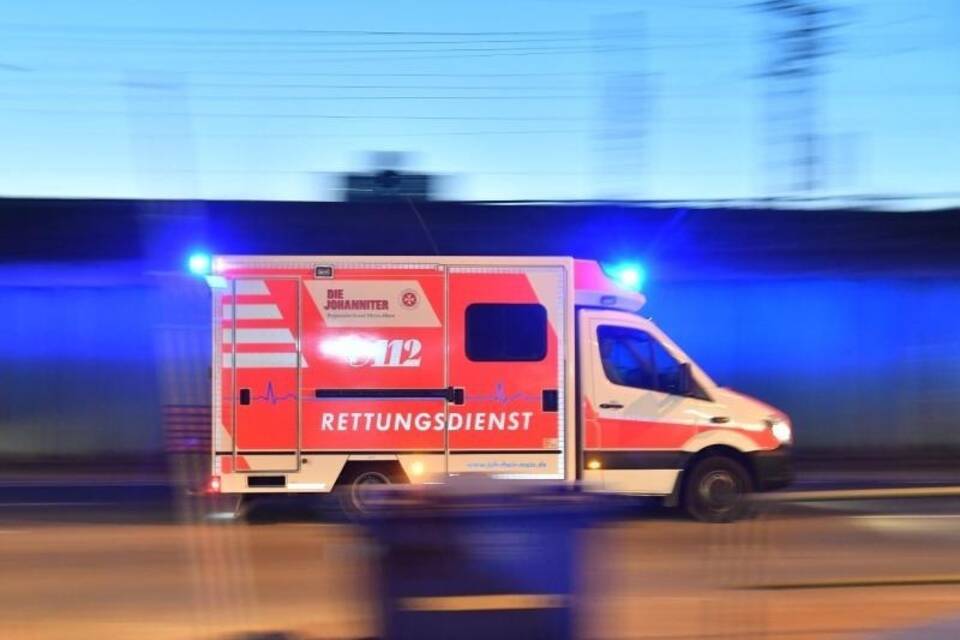 Rettungswagen im Einsatz