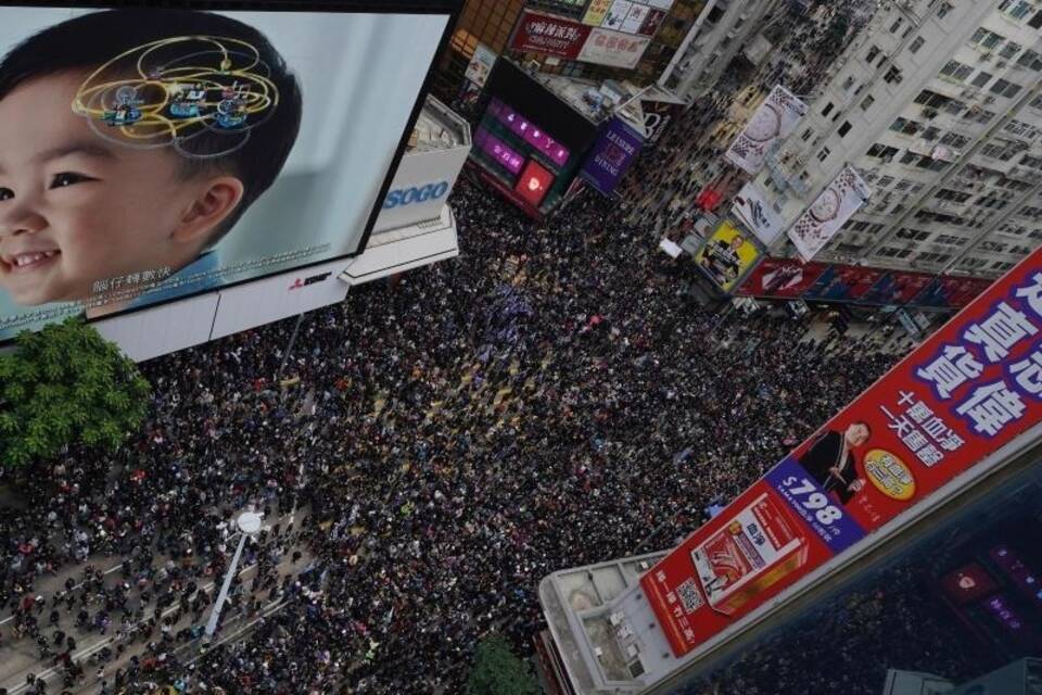 Proteste in Hongkong