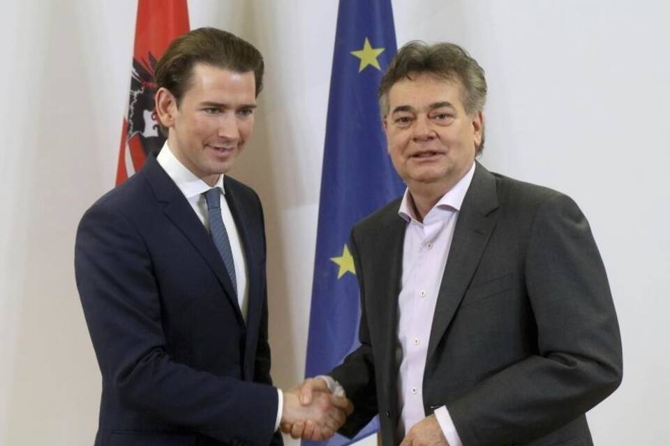 Kurz und Kogler in Wien