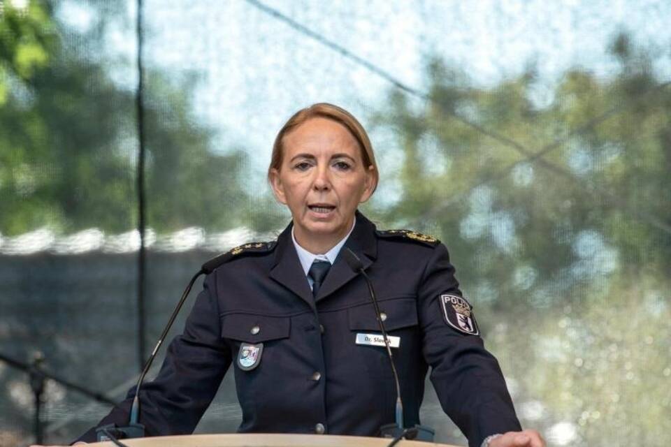 Berlins Polizeipräsidentin Barbara Slowik Berlins Polizeipräsidentin Barbara Slowik