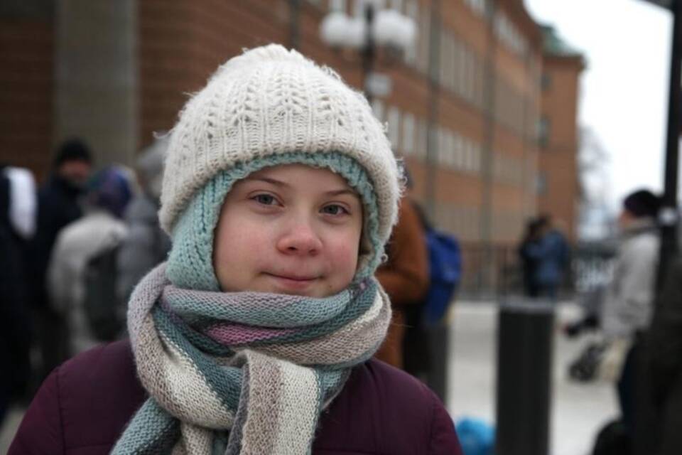 Klimaaktivistin Greta Thunberg Klimaaktivistin Greta Thunberg
