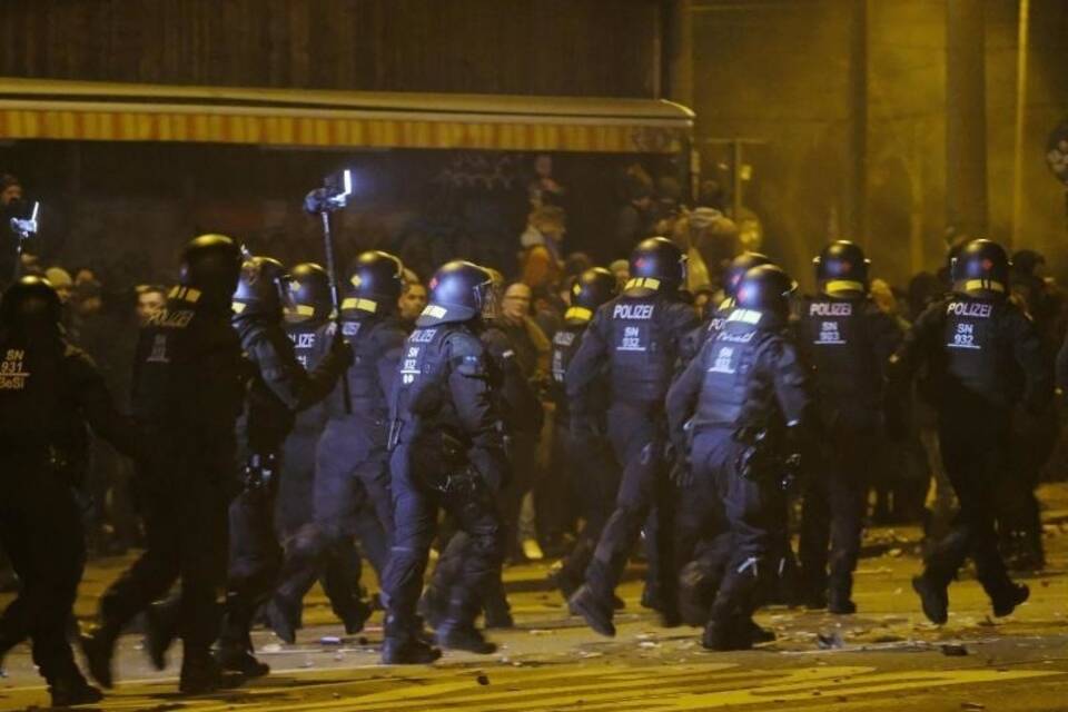 Polizeieinsatz in Connewitz Polizeieinsatz in Connewitz