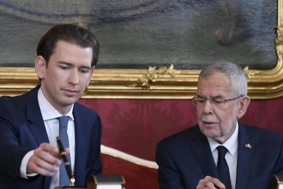 Vereidigung von Österreichs neuer Regierung