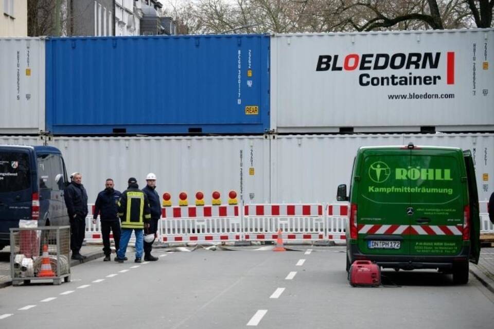 Container in der Dortmunder Innenstadt Container in der Dortmunder Innenstadt