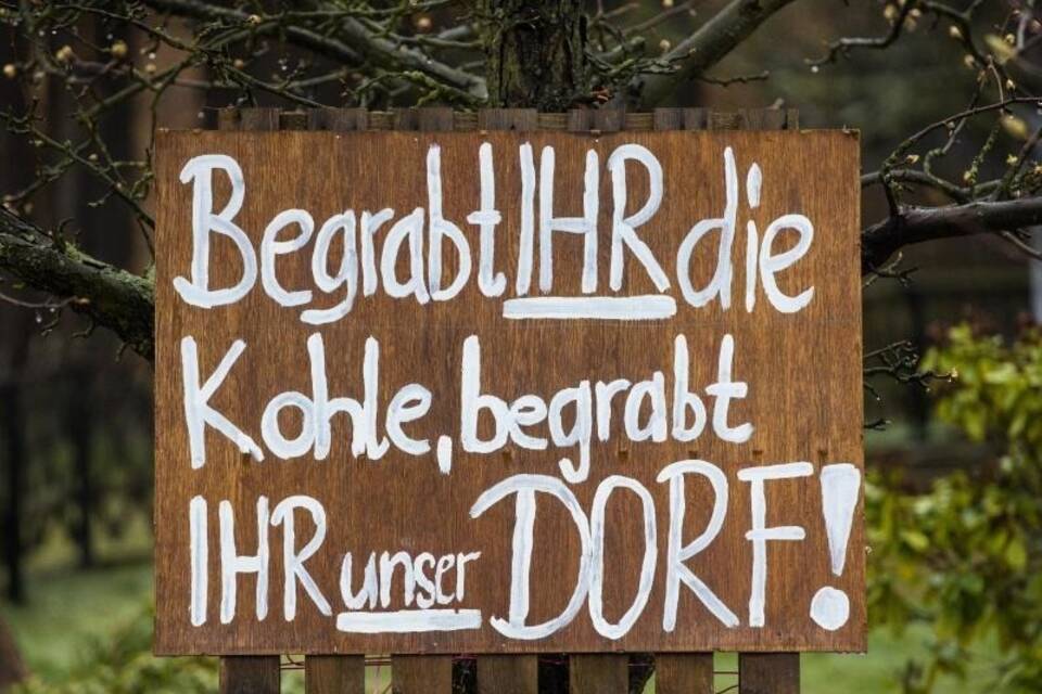 Protest in Mühlrose