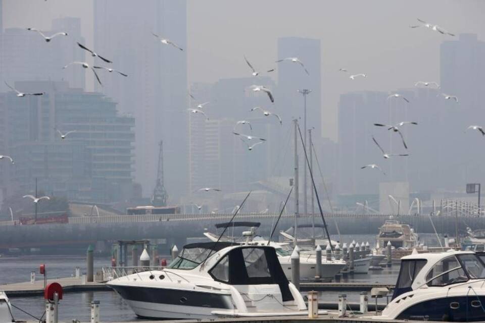 Smog durch Buschbrände Smog durch Buschbrände