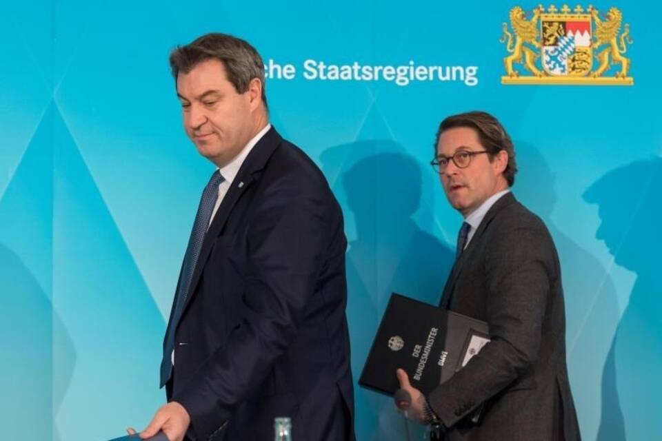 Söder und Scheuer Söder und Scheuer