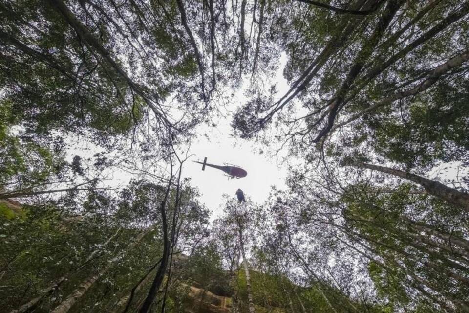 Einsatz über dem Wald Einsatz über dem Wald