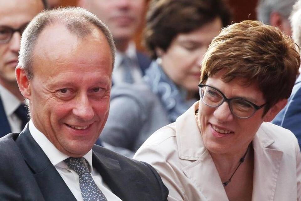 Friedrich Merz und Annegret Kramp-Karrenbauer Friedrich Merz und Annegret Kramp-Karrenbauer