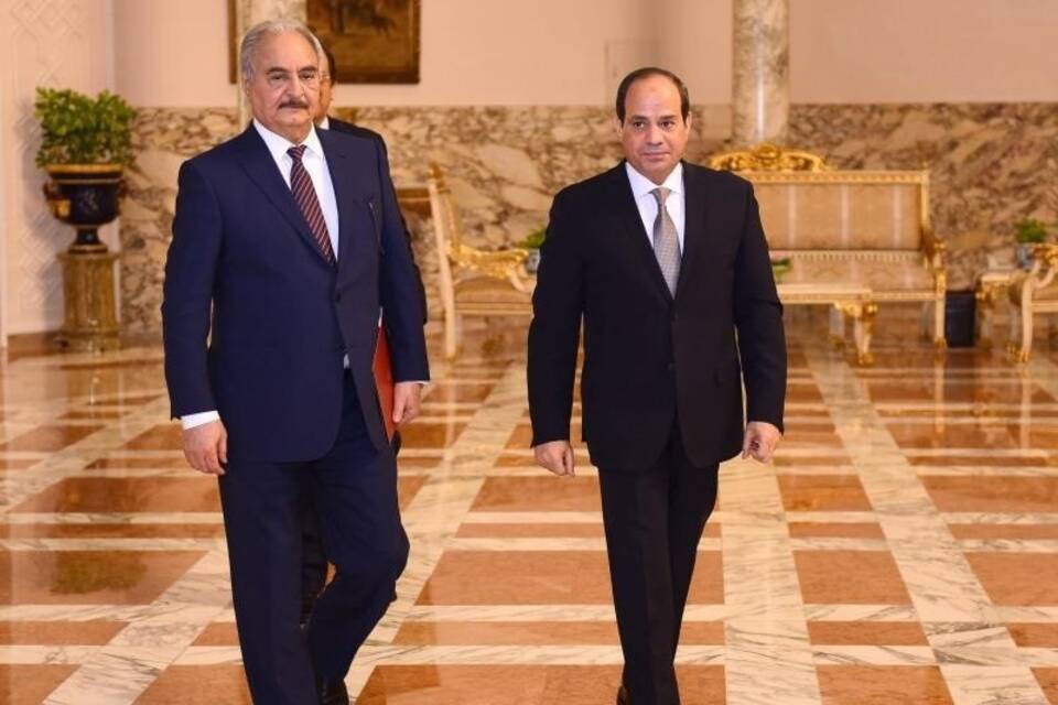 Abdel Fattah al-Sisi und General Haftar