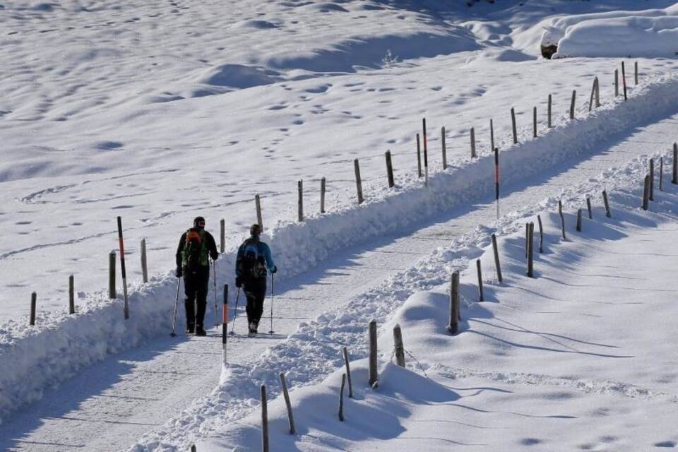 Wintertag in den Bergen