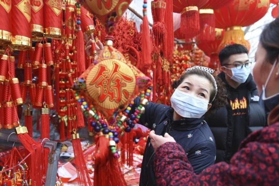 Markt in Fuyang