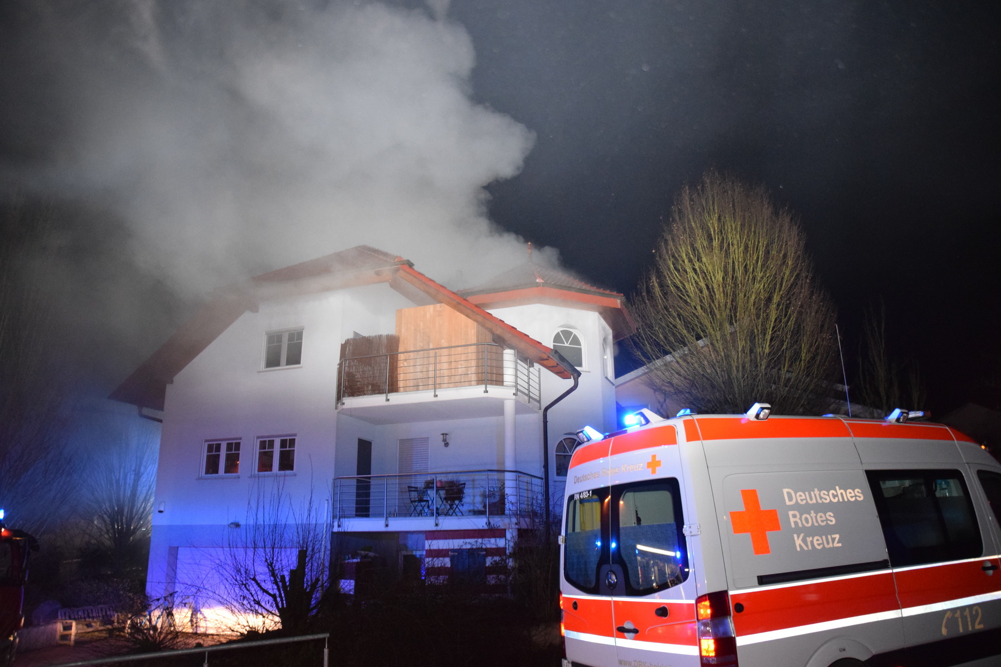 Muhlhausen Tairnbach Haus Nach Dachstuhlbrand Unbewohnbar