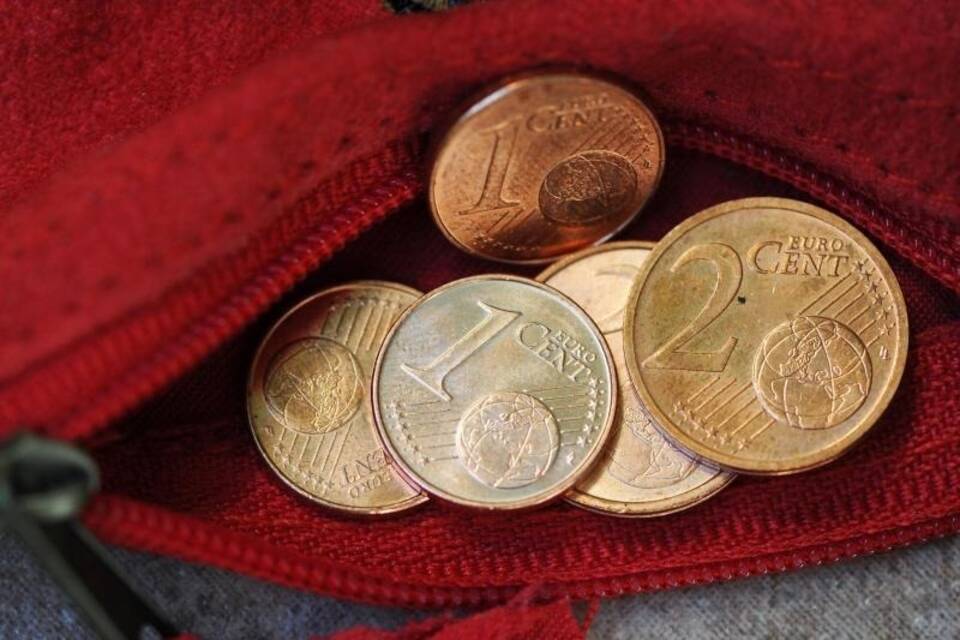 Kleine Euro-Münzen