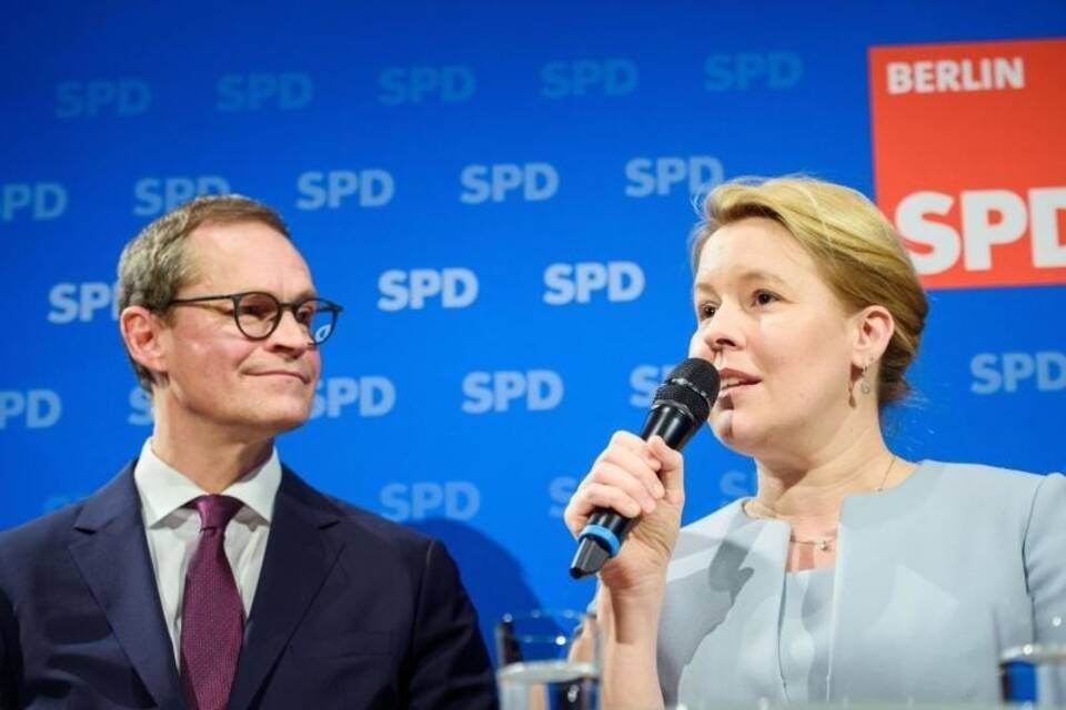 Michael Müller und Franziska Giffey