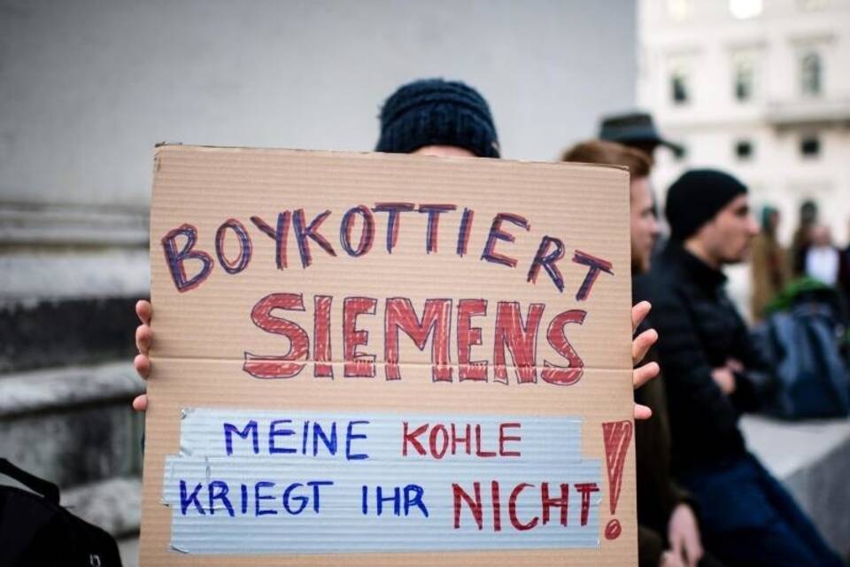 Proteste vor Siemens-Hauptversammlung erwartet Proteste vor Siemens-Hauptversammlung erwartet