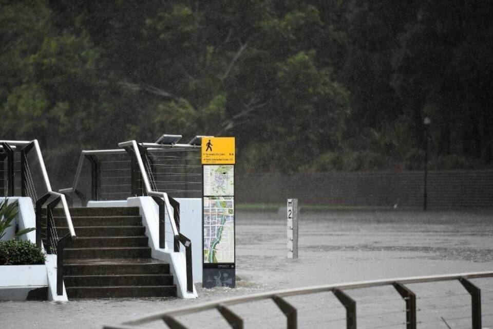 Starke Regenfälle in New South Wales