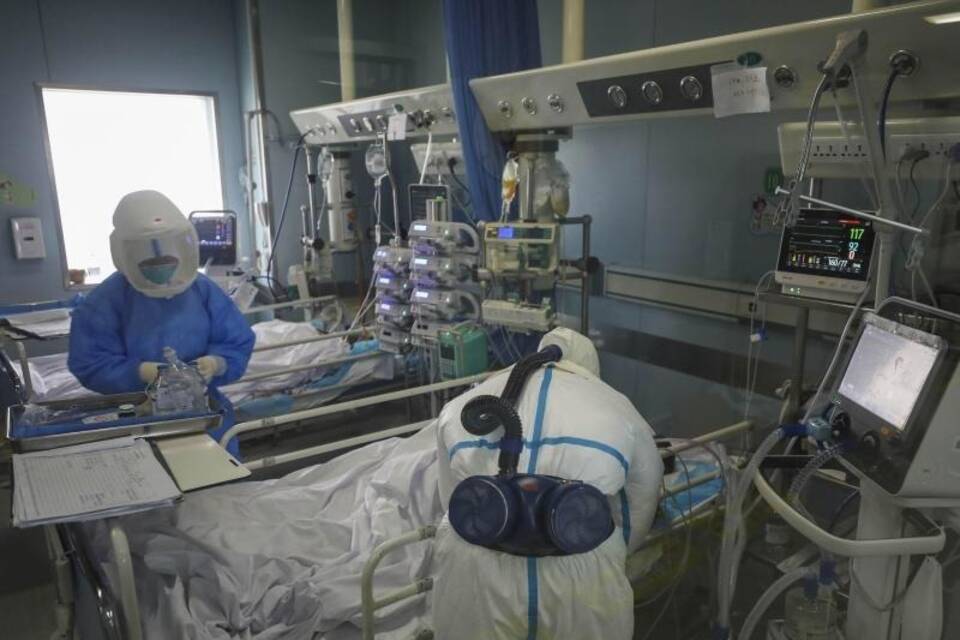 Krankenhaus in Wuhan Krankenhaus in Wuhan