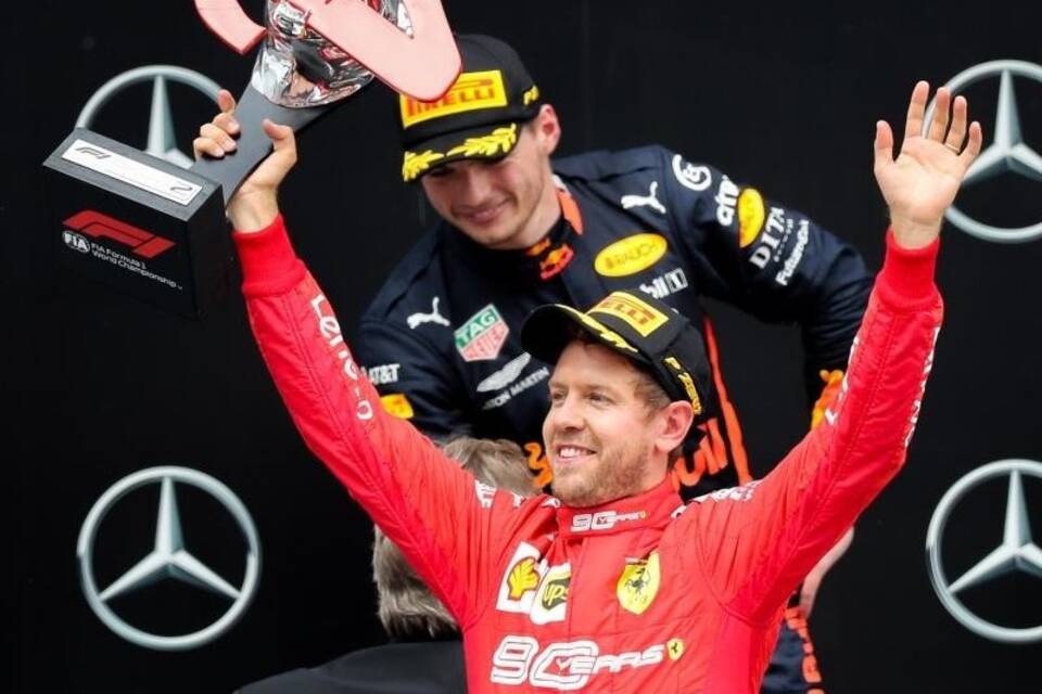 Vettel und Verstappen Vettel und Verstappen