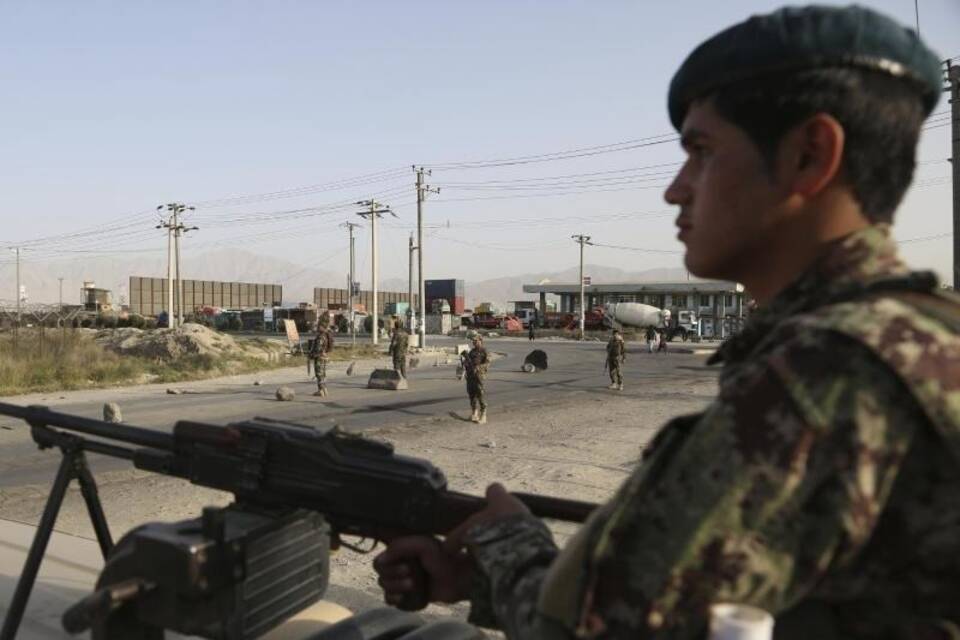 Kontrollpunkt in Kabul