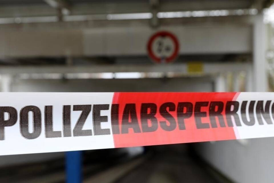 Polizeiabsperrung