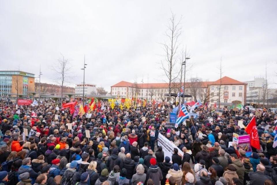 Demonstration in Hanau