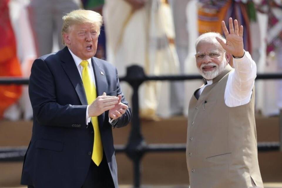 Trump in Indien Trump in Indien