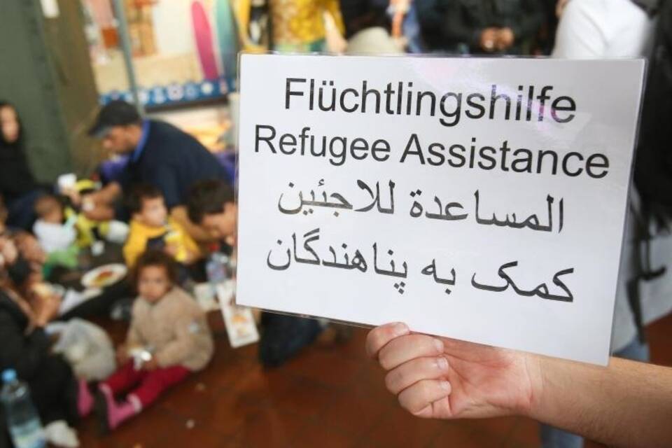 Flüchtlingshelfer