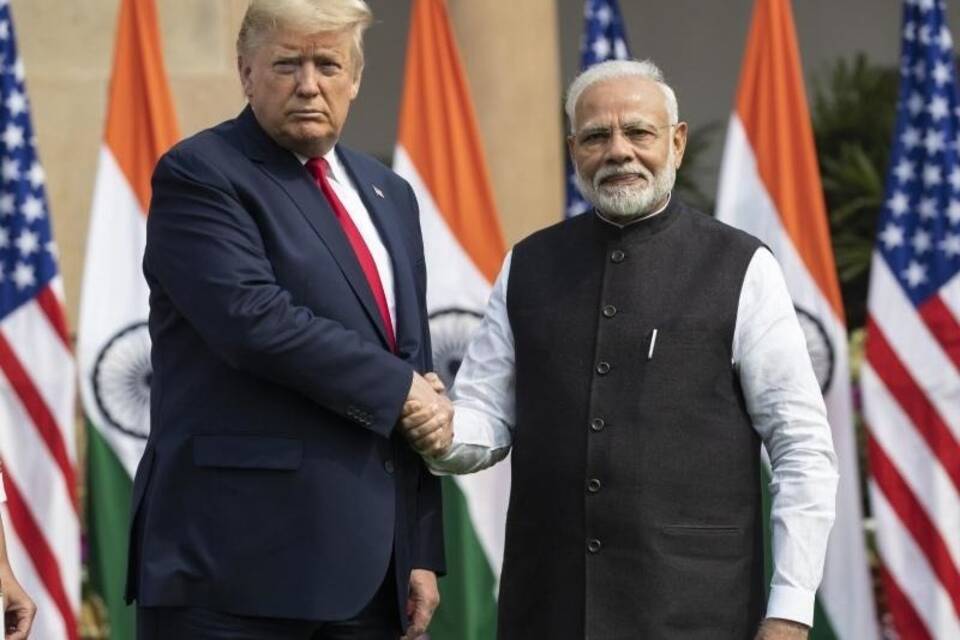Trump und Modi Trump und Modi