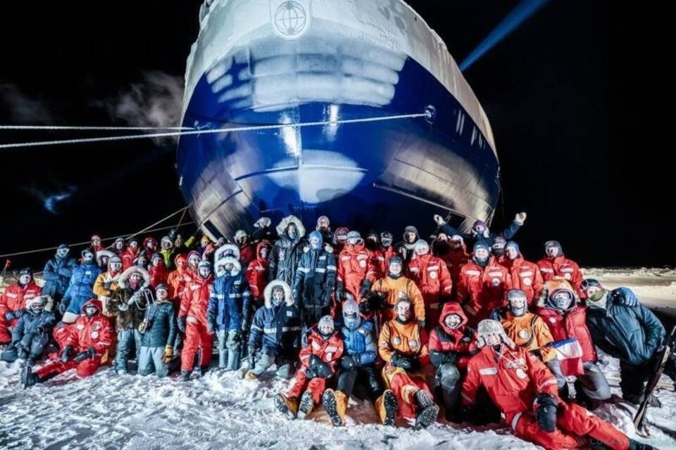 Gruppenbild der Arktisforscher Gruppenbild der Arktisforscher
