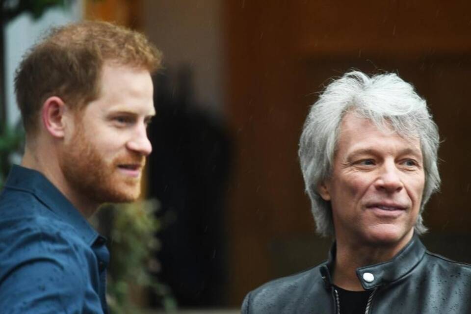 Prinz Harry & Jon Bon Jovi